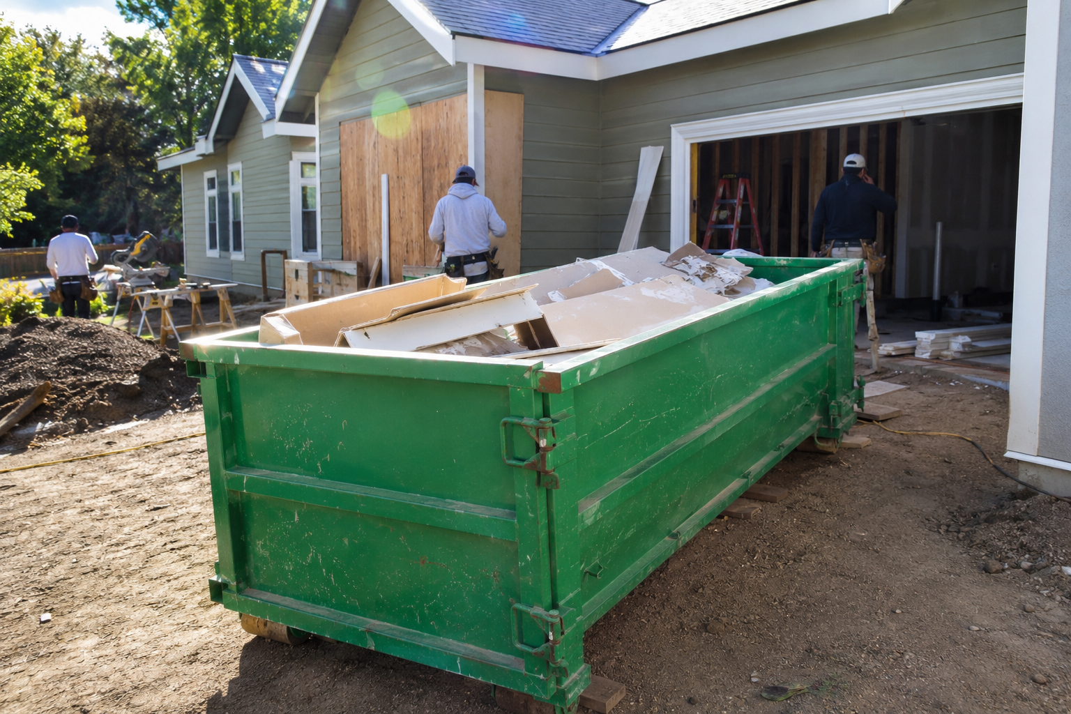 20 yard dumpster rental for home remodel in Denver, CO